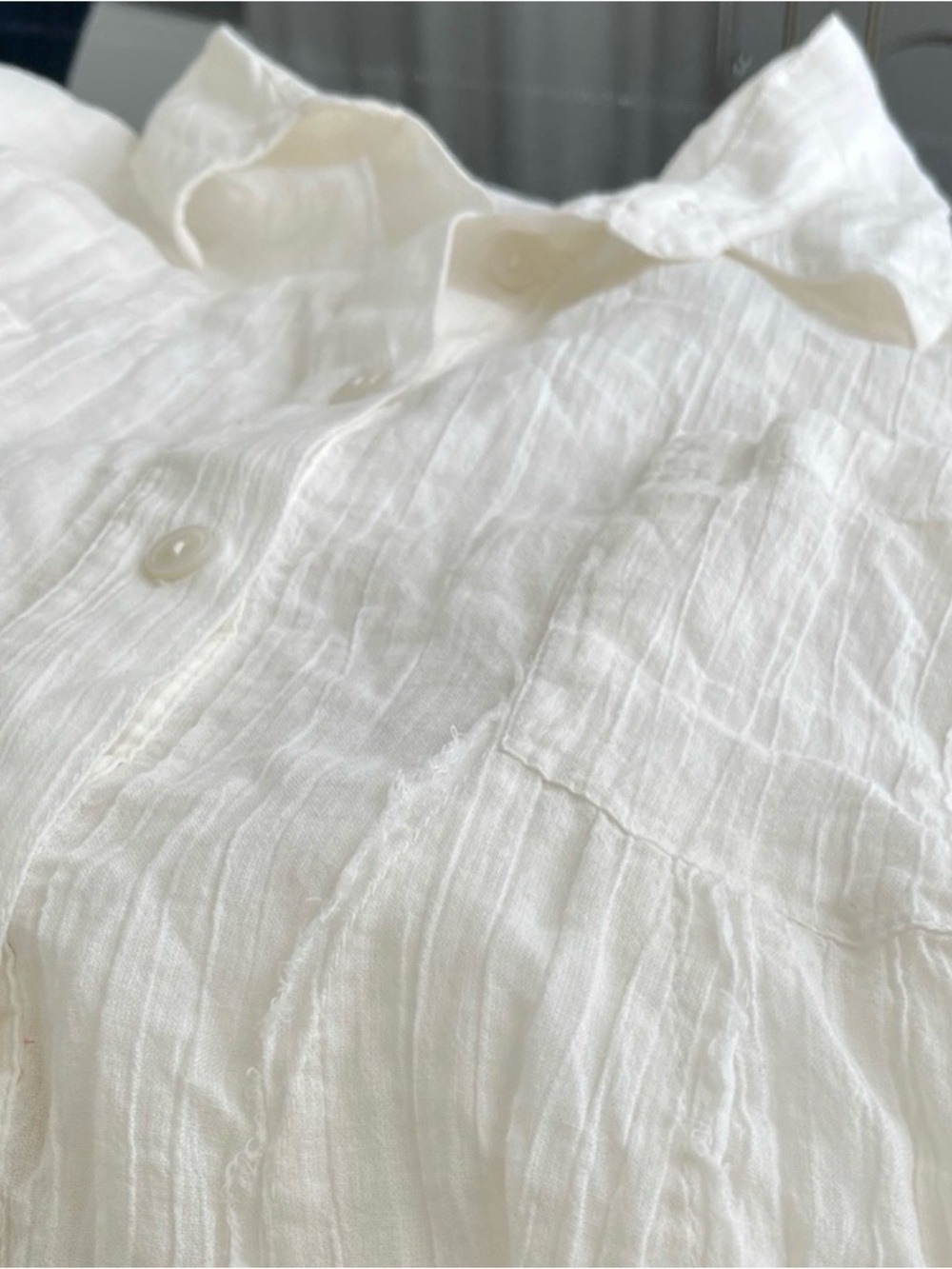 NWOT Free People Lightweight Button-Front Shirt Dress - Picture 6 of 6